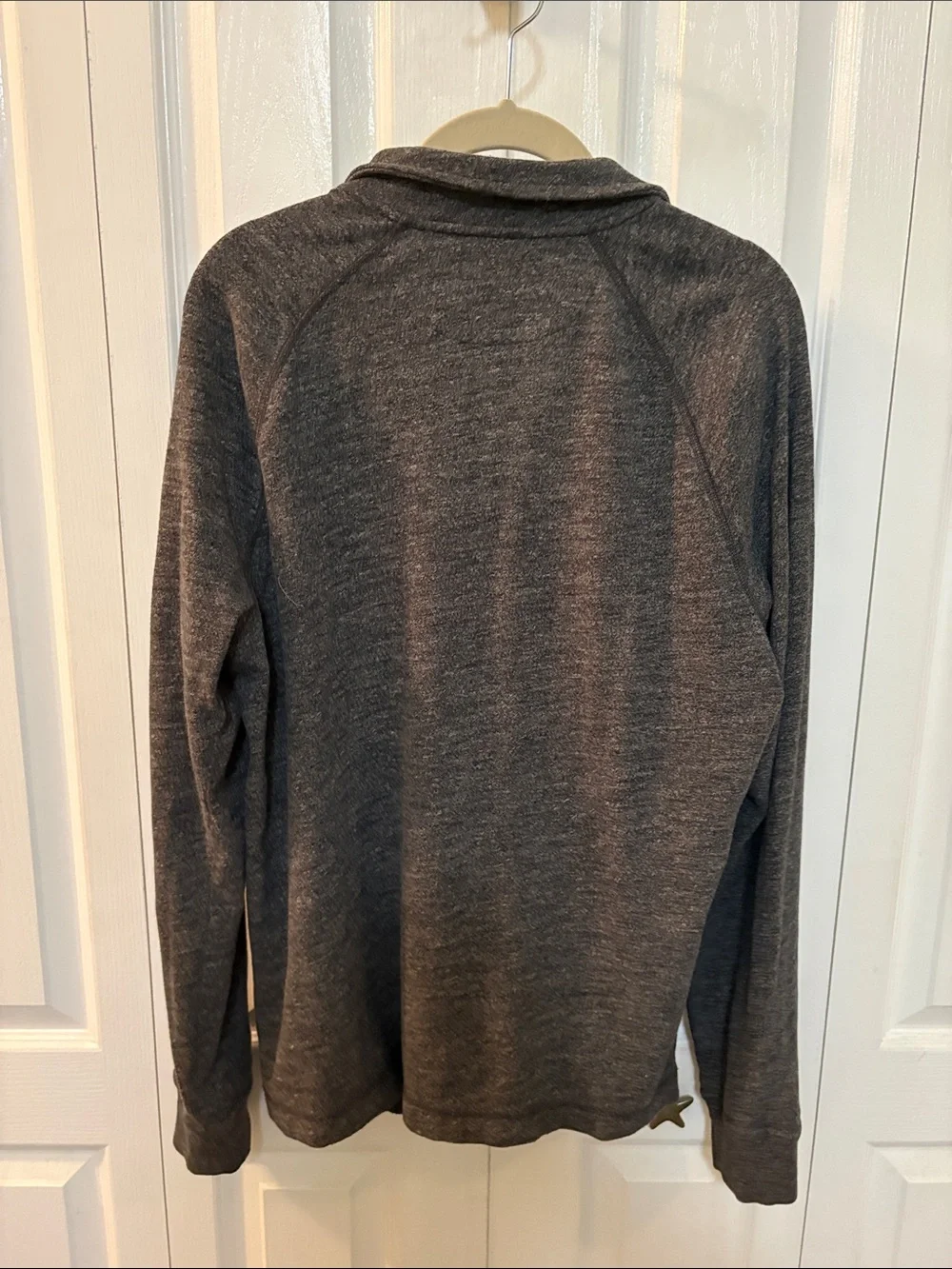 Lucky Brand Dark Heather Gray Knit Sweatshirt